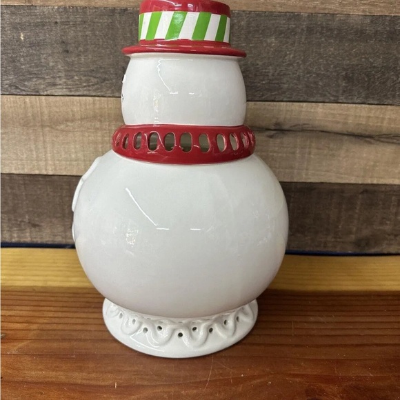 Partylite Mr Frosty Large Candle Jar Holder. - Picture 2 of 6